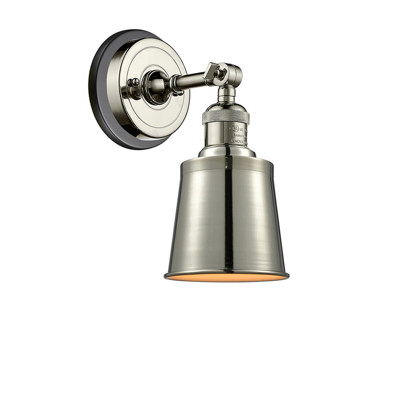 Innovations Lighting Addison 1 Light Semi-Flush Mount Part Of The Franklin Restoration Collection 201FBP-PNBK-M9-PN