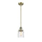 Innovations Lighting Small Bell 1 Light Mini Pendant part of the Franklin Restoration Collection 201S-AB-G513