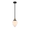 Innovations Lighting Small Bullet 1 Light Mini Pendant part of the Franklin Restoration Collection 201S-BAB-G661-7