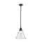 Cone Mini Pendant shown in the Oil Rubbed Bronze finish with a Seedy shade