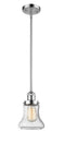 Innovations Lighting Bellmont 1-100 watt 6.5 inch Polished Chrome Mini Pendant with Seedy glass and Solid Brass Hang Straight Swivel 201SPCG194