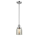 Bell Mini Pendant shown in the Polished Chrome finish with a Silver Plated Mercury shade