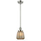 Chatham Mini Pendant shown in the Polished Nickel finish with a Mercury shade