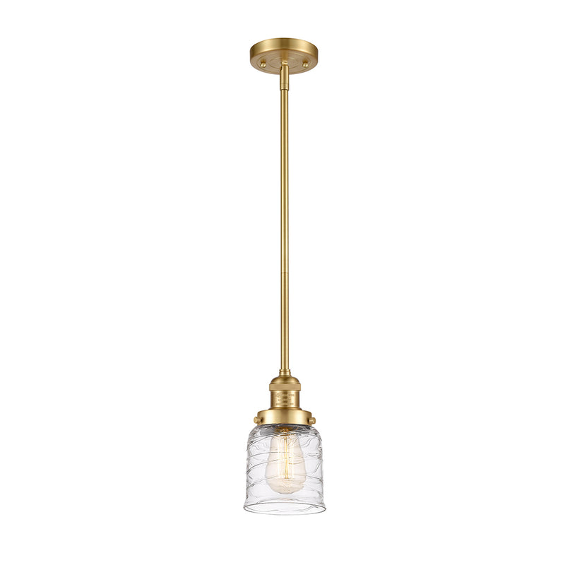 Innovations Lighting Small Bell 1 Light Mini Pendant part of the Franklin Restoration Collection 201S-SG-G513