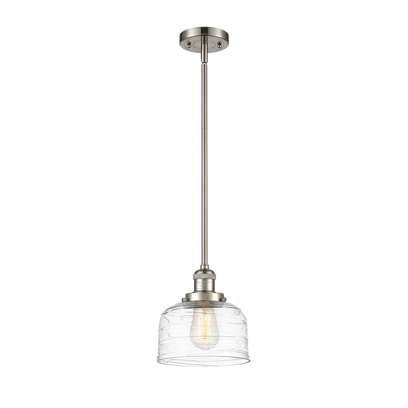 Innovations Lighting Large Bell 1 Light Mini Pendant part of the Franklin Restoration Collection 201S-SN-G713