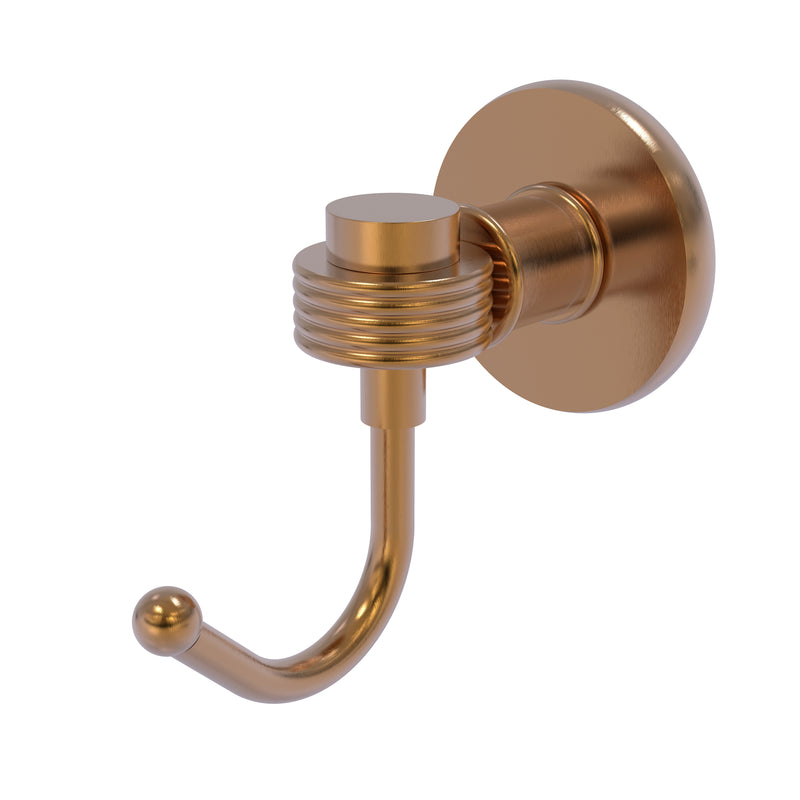 Allied Brass Continental Collection Robe Hook with Groovy Accents 2020G-BBR