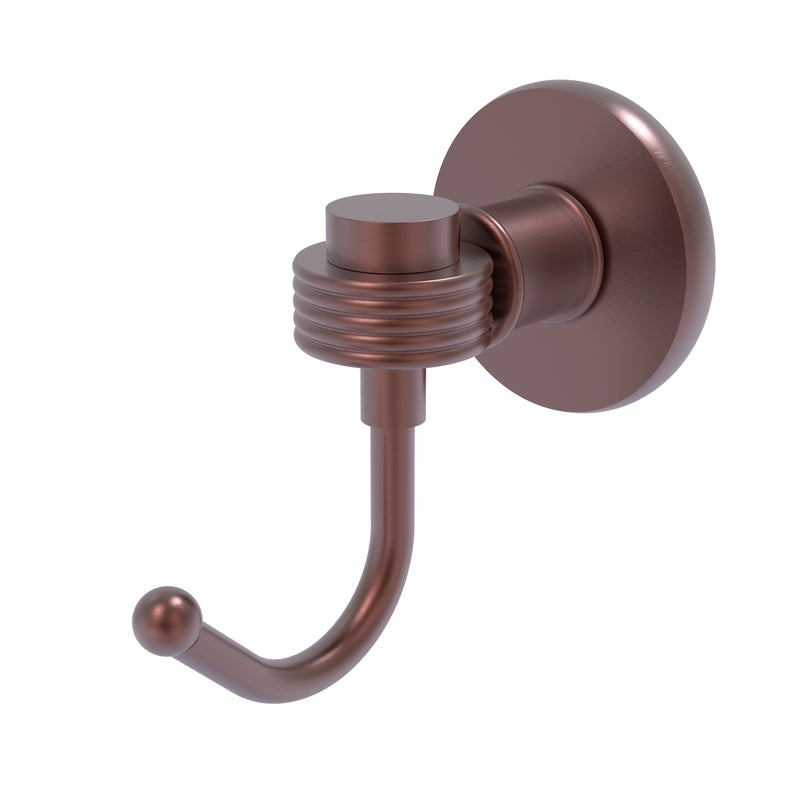 Allied Brass Continental Collection Robe Hook with Groovy Accents 2020G-CA