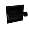 Allied Brass Continental Collection Recessed Toilet Tissue Holder with Dotted Accents 2024-CD-BKM