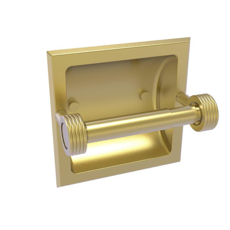 Allied Brass Continental Collection Recessed Toilet Tissue Holder with Groovy Accents 2024-CG-SBR