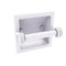 Allied Brass Continental Collection Recessed Toilet Tissue Holder with Groovy Accents 2024-CG-WHM