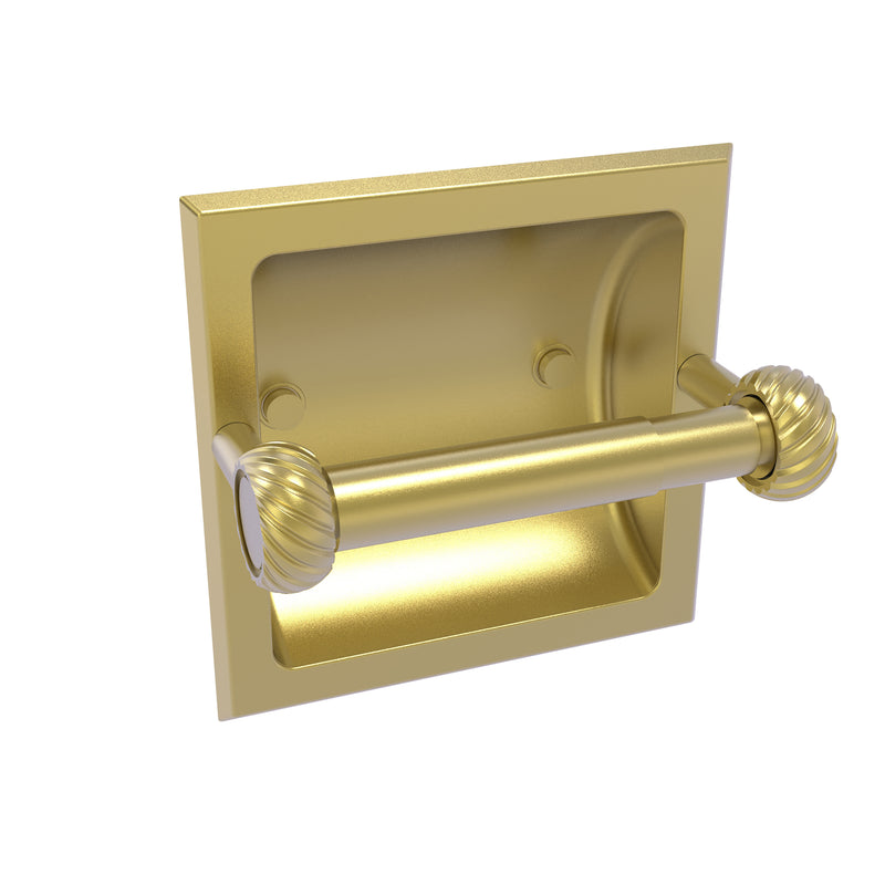 Allied Brass Continental Collection Recessed Toilet Tissue Holder with Twisted Accents 2024-CT-SBR