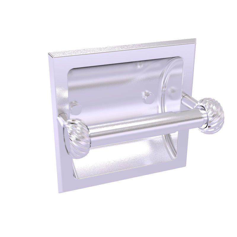 Allied Brass Continental Collection Recessed Toilet Tissue Holder with Twisted Accents 2024-CT-SCH