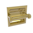 Allied Brass Continental Collection Recessed Toilet Tissue Holder with Twisted Accents 2024-CT-UNL
