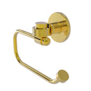 Allied Brass Continental Collection Euro Style Toilet Tissue Holder with Groovy Accents 2024EG-PB