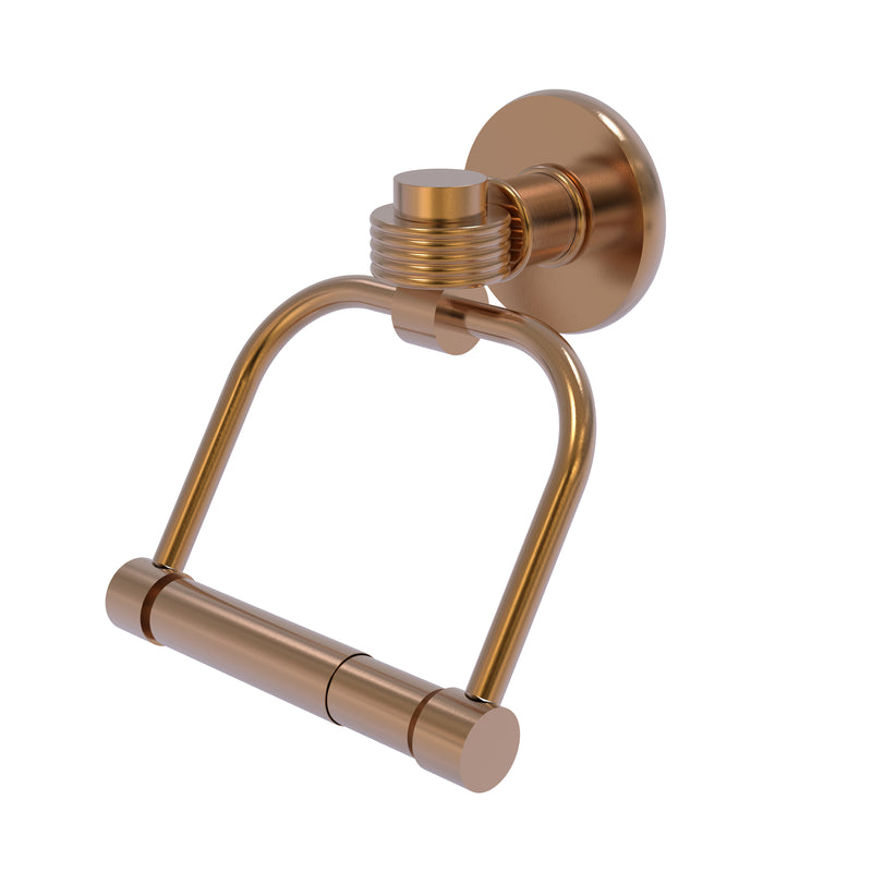 Allied Brass Continental Collection 2 Post Toilet Tissue Holder with Groovy Accents 2024G-BBR