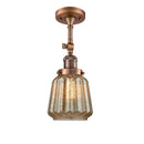 Innovations Lighting Chatham 1 Light Sconce Part Of The Franklin Restoration Collection 203-AC-G146-LED