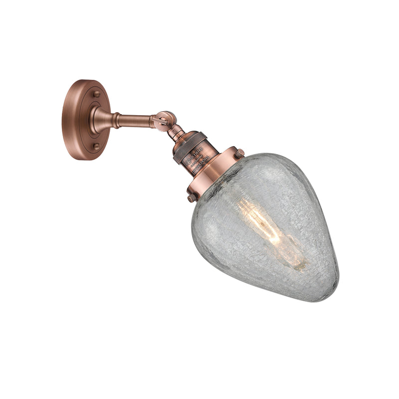 Innovations Lighting Geneseo 1 Light Sconce Part Of The Franklin Restoration Collection 203-AC-G165-LED