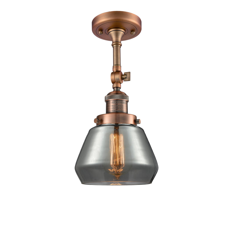 Innovations Lighting Fulton 1 Light Sconce Part Of The Franklin Restoration Collection 203-AC-G173-LED