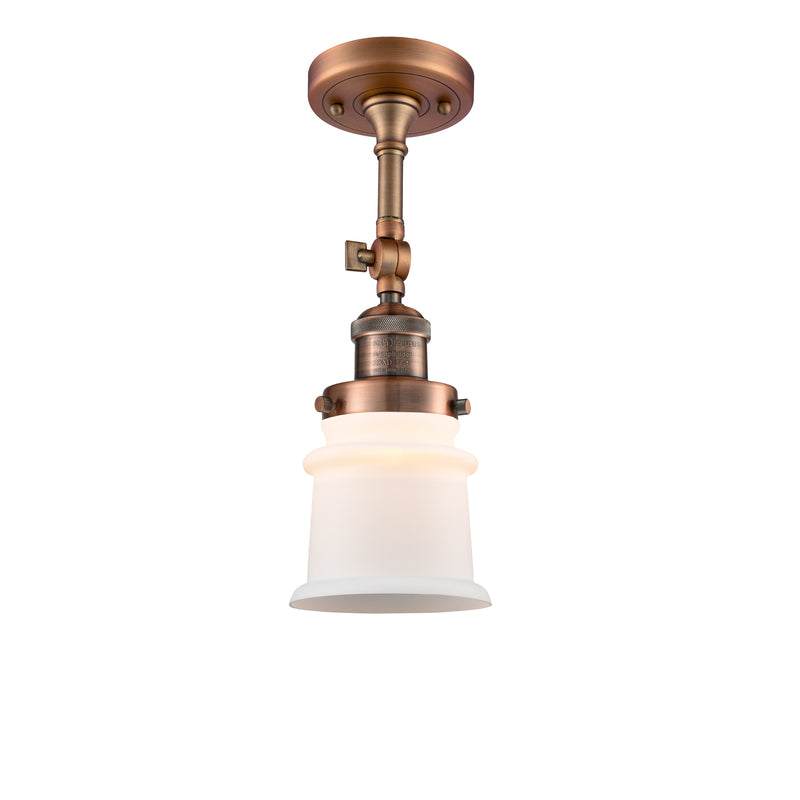 Innovations Lighting Small Canton 1 Light Sconce Part Of The Franklin Restoration Collection 203-AC-G181S