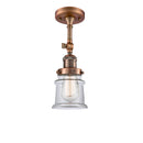 Innovations Lighting Small Canton 1 Light Sconce Part Of The Franklin Restoration Collection 203-AC-G182S