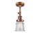 Innovations Lighting Small Canton 1 Light Sconce Part Of The Franklin Restoration Collection 203-AC-G184S-LED