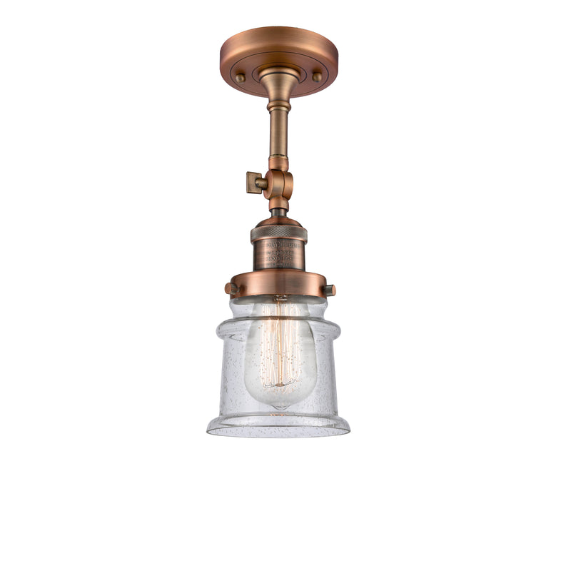 Innovations Lighting Small Canton 1 Light Sconce Part Of The Franklin Restoration Collection 203-AC-G184S