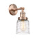 Innovations Lighting Small Bell 1 Light Sconce part of the Franklin Restoration Collection 203-AC-G513