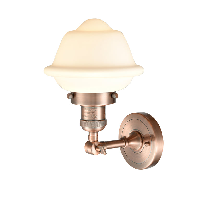 Innovations Lighting Small Oxford 1 Light Sconce Part Of The Franklin Restoration Collection 203-AC-G531