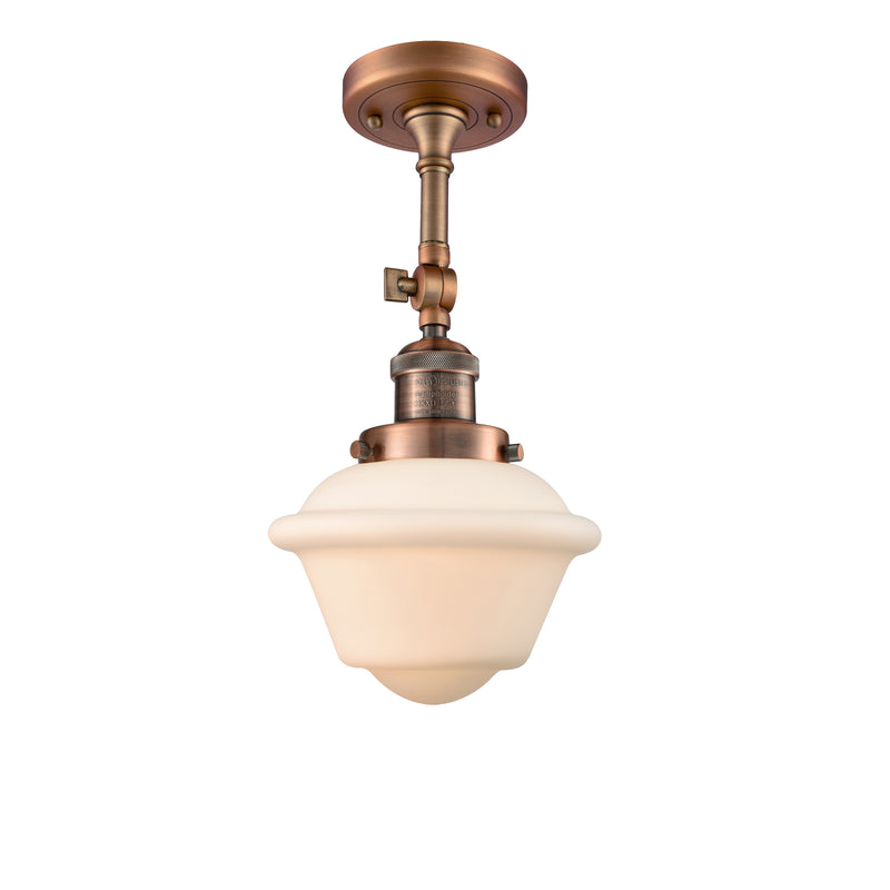 Innovations Lighting Small Oxford 1 Light Sconce Part Of The Franklin Restoration Collection 203-AC-G531-LED