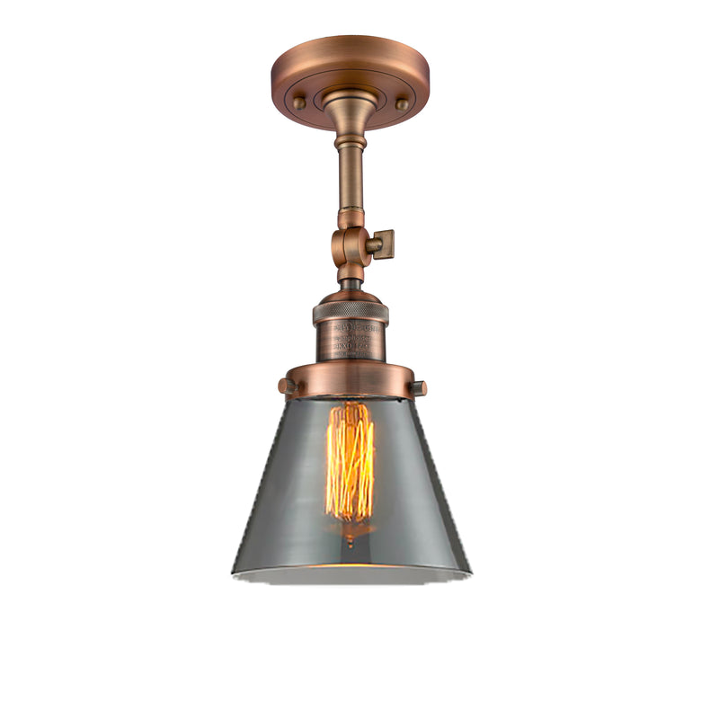 Innovations Lighting Small Cone 1 Light Sconce Part Of The Franklin Restoration Collection 203-AC-G63-LED