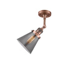 Innovations Lighting Small Cone 1 Light Sconce Part Of The Franklin Restoration Collection 203-AC-G63