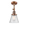 Innovations Lighting Small Cone 1 Light Sconce Part Of The Franklin Restoration Collection 203-AC-G64