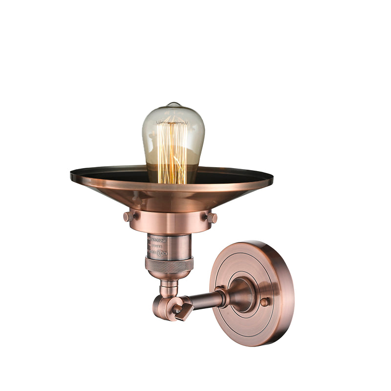 Innovations Lighting Railroad 1 Light Sconce Part Of The Franklin Restoration Collection 203-AC-M3