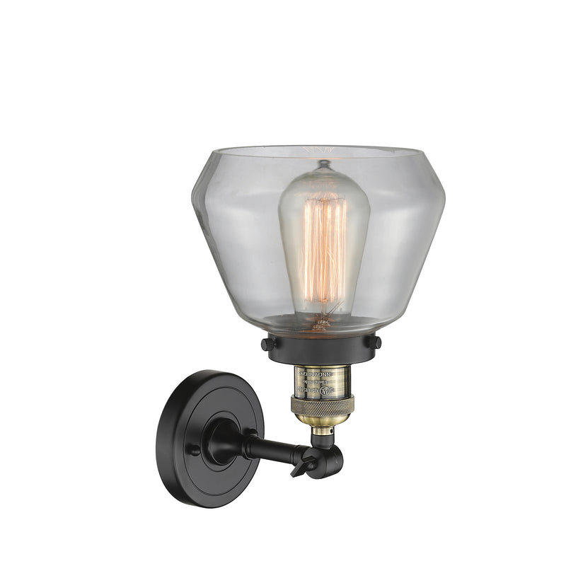 Innovations Lighting Fulton 1 Light Sconce Part Of The Franklin Restoration Collection 203-BAB-G172-LED