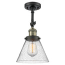 Innovations Lighting Large Cone 1 Light Sconce Part Of The Franklin Restoration Collection 203-BAB-G44-LED