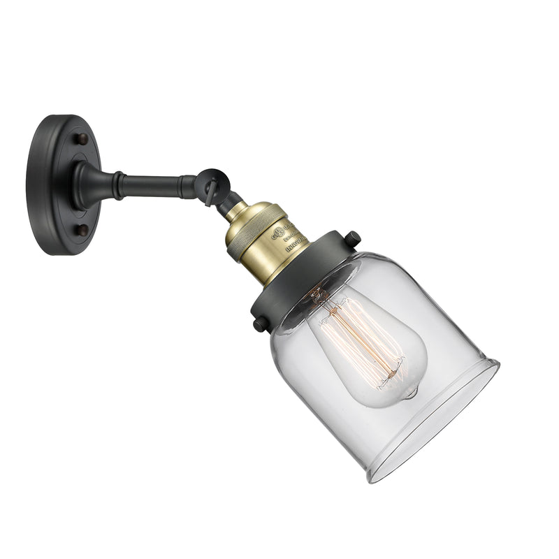 Innovations Lighting Small Bell 1 Light Sconce Part Of The Franklin Restoration Collection 203-BAB-G52