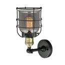 Innovations Lighting Small Bell Cage 1 Light Sconce Part Of The Franklin Restoration Collection 203-BAB-G53-CE