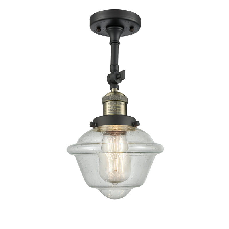 Innovations Lighting Small Oxford 1 Light Sconce Part Of The Franklin Restoration Collection 203-BAB-G534