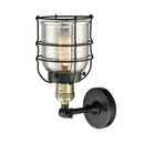 Innovations Lighting Small Bell Cage 1 Light Sconce Part Of The Franklin Restoration Collection 203-BAB-G58-CE-LED