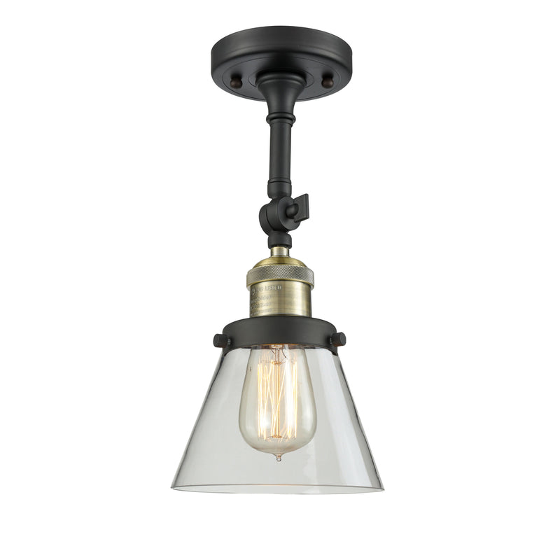 Innovations Lighting Small Cone 1 Light Sconce Part Of The Franklin Restoration Collection 203-BAB-G62-LED