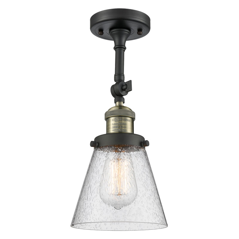 Innovations Lighting Small Cone 1 Light Sconce Part Of The Franklin Restoration Collection 203-BAB-G64-LED