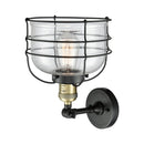 Innovations Lighting Large Bell Cage 1 Light Sconce Part Of The Franklin Restoration Collection 203-BAB-G74-CE