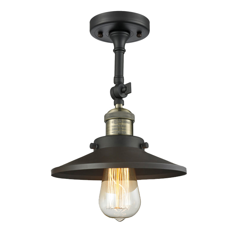 Innovations Lighting Railroad 1 Light Sconce Part Of The Franklin Restoration Collection 203-BAB-M6-LED