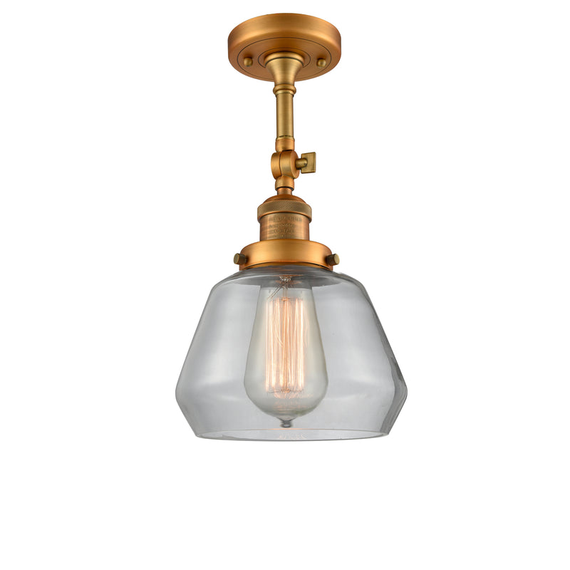 Innovations Lighting Fulton 1 Light Sconce Part Of The Franklin Restoration Collection 203-BB-G172-LED