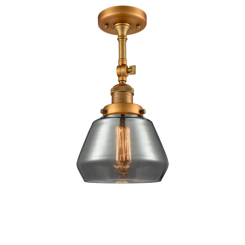 Innovations Lighting Fulton 1 Light Sconce Part Of The Franklin Restoration Collection 203-BB-G173