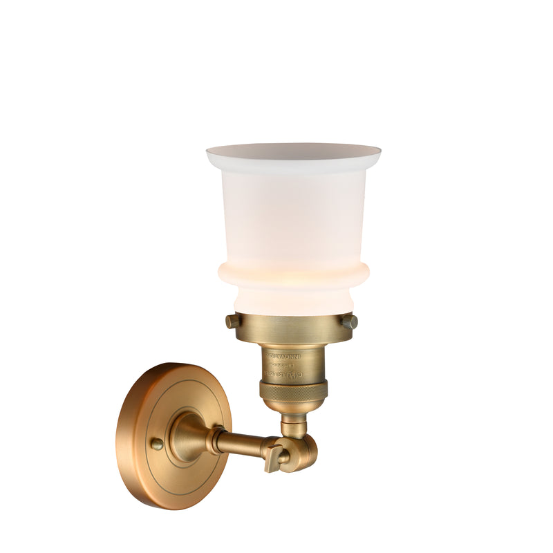 Innovations Lighting Small Canton 1 Light Sconce Part Of The Franklin Restoration Collection 203-BB-G181S