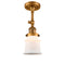 Innovations Lighting Small Canton 1 Light Sconce Part Of The Franklin Restoration Collection 203-BB-G181S