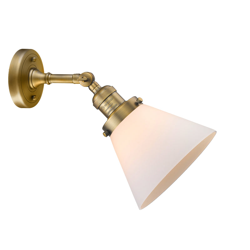 Innovations Lighting Large Cone 1 Light Sconce Part Of The Franklin Restoration Collection 203-BB-G41