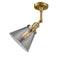 Innovations Lighting Large Cone 1 Light Sconce Part Of The Franklin Restoration Collection 203-BB-G43