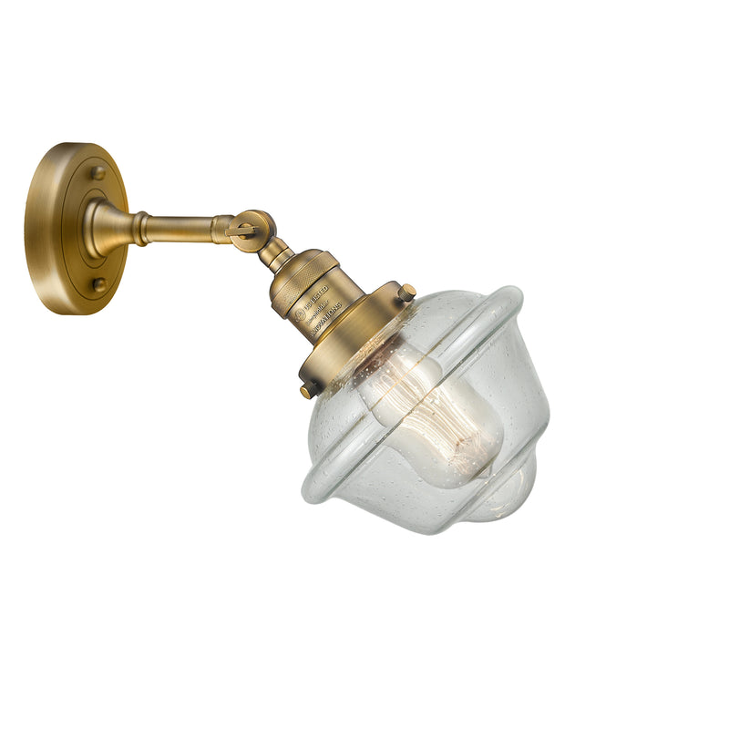 Innovations Lighting Small Oxford 1 Light Sconce Part Of The Franklin Restoration Collection 203-BB-G534